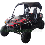 Free Shipping! UV-M22 200 Utility Vehicle with CVT Automatic w/Reverse! Canopy Top! Big 22" Wheels!