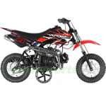 DB-G008 70cc Dirt Bike with Semi-Auto Transmission, 10" Wheels, Kick Start! with Free Training Wheels!