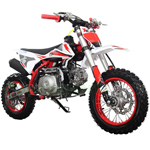 X-PRO X15 110cc Dirt Bike with Semi-Automatic Transmission, Kick Start, Hydraulic Disc Brake! 12"/10" Wheels! Zongshen Brand Engine!